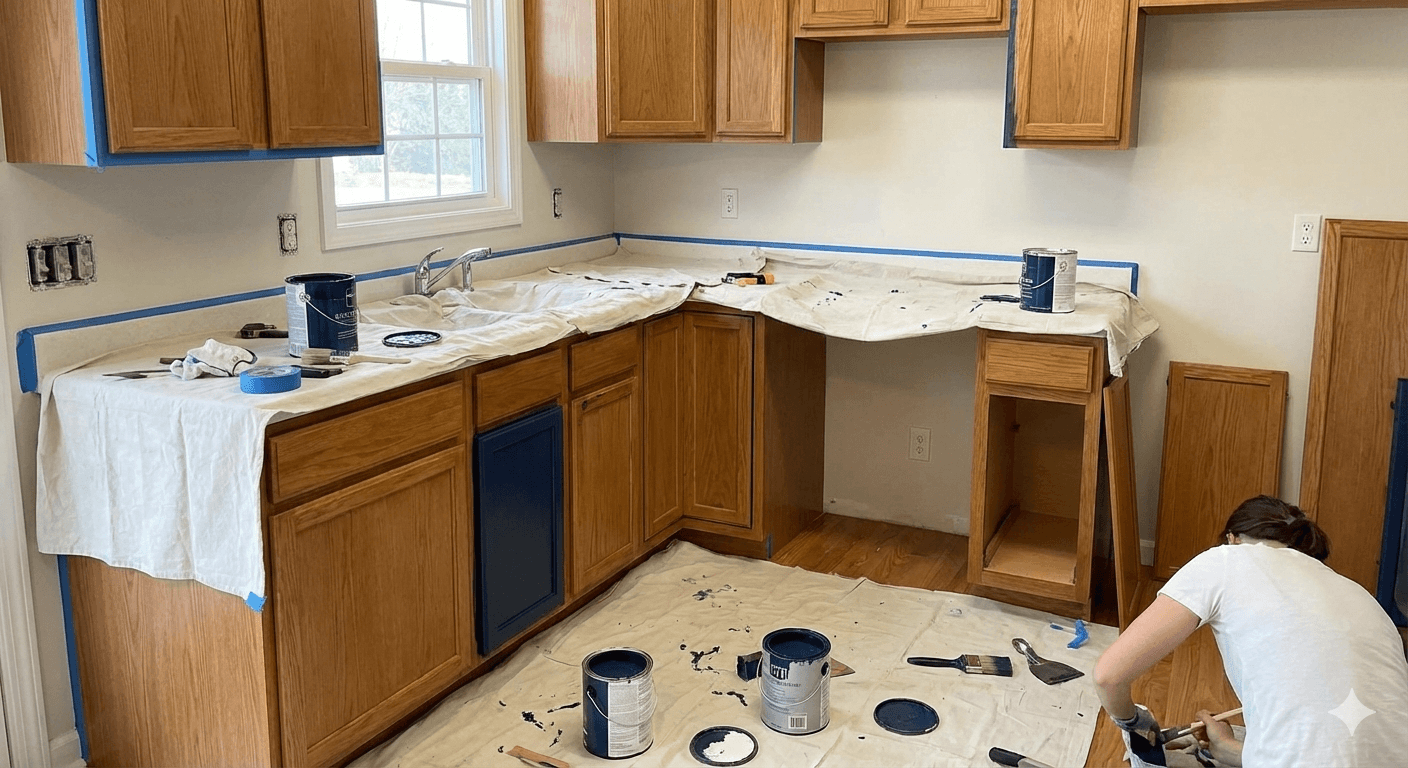 Kitchen Cabinet Painting